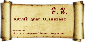 Hutvágner Ulisszesz névjegykártya